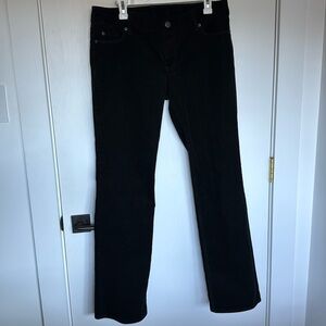 J. Crew Vintage Stretch Cords in Black Size 10R “Favorite Fit”
